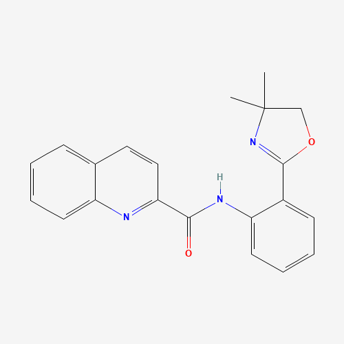 N-(2-(4,4-Dimethyl-4,5-dihydrooxazol-2-yl)phenyl)quinoline-2-carboxamide