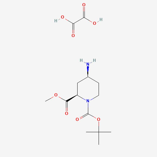 1-(tert-Butyl) 2-methyl (2R,4S)-4-aminopiperidine-1,2-dicarboxylate oxalate