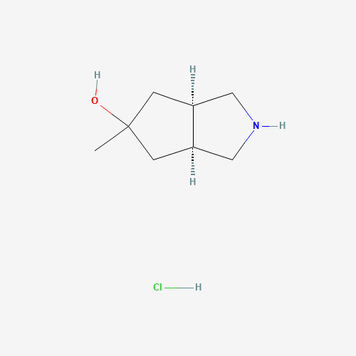 Rel-(3aR,5r,6aS)-5-methyloctahydrocyclopenta[c]pyrrol-5-ol hydrochloride