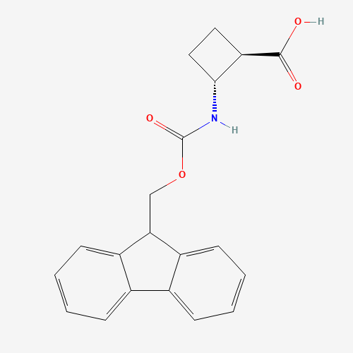 (1R,2R)-2-((((9H-Fluoren-9-yl)methoxy)carbonyl)amino)cyclobutane-1-carboxylic acid