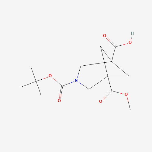 3-(tert-Butoxycarbonyl)-5-(methoxycarbonyl)-3-azabicyclo[3.1.1]heptane-1-carboxylic acid
