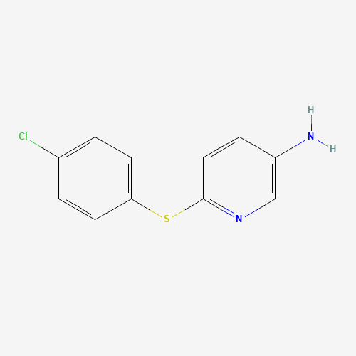 6-((4-Chlorophenyl)thio)pyridin-3-amine