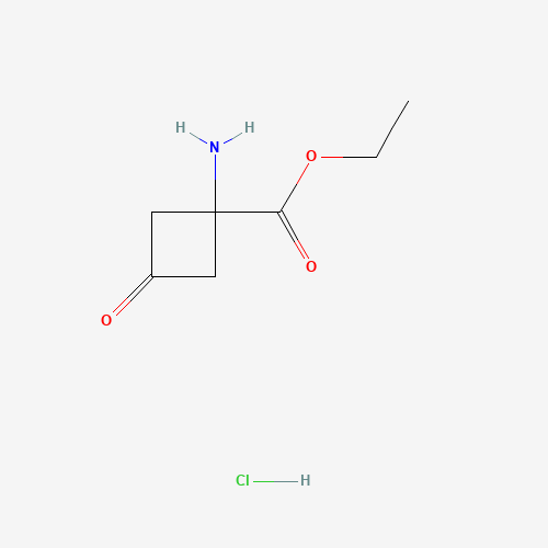 Ethyl 1-amino-3-oxocyclobutane-1-carboxylate hydrochloride