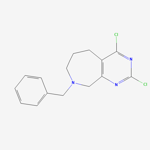 8-Benzyl-2,4-dichloro-6,7,8,9-tetrahydro-5H-pyrimido[4,5-c]azepine