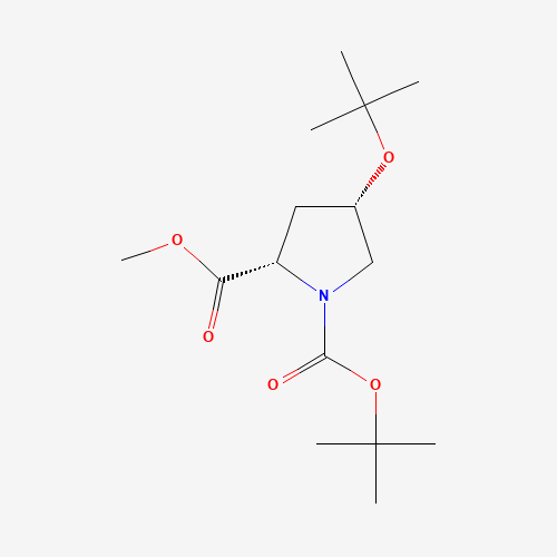 1-(tert-Butyl) 2-methyl (2S,4S)-4-(tert-butoxy)pyrrolidine-1,2-dicarboxylate