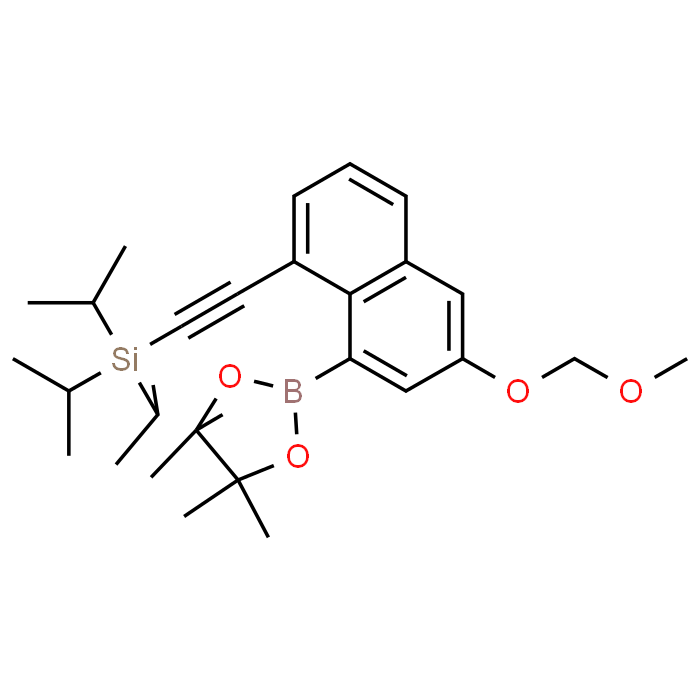 Triisopropyl((6-(methoxymethoxy)-8-(4,4,5,5-tetramethyl-1,3,2-dioxaborolan-2-yl)naphthalen-1-yl)ethynyl)silane