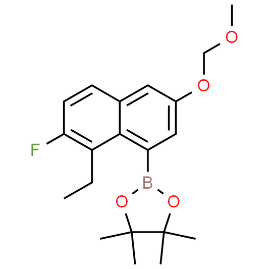 2-(8-Ethyl-7-fluoro-3-(methoxymethoxy)naphthalen-1-yl)-4,4,5,5-tetramethyl-1,3,2-dioxaborolane