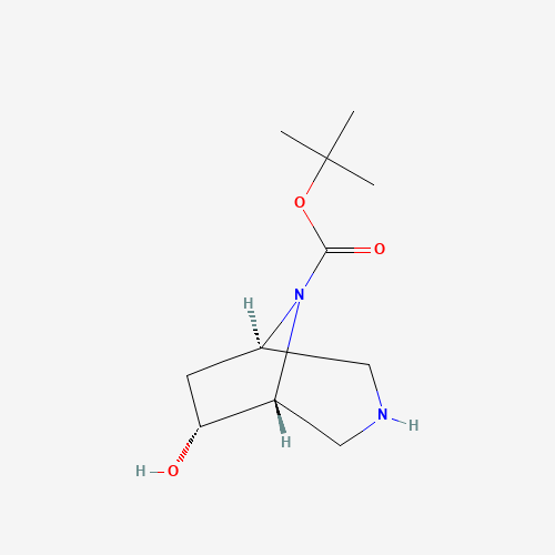 tert-Butyl rel-(1R,5R,6R)-6-hydroxy-3,8-diazabicyclo[3.2.1]octane-8-carboxylate