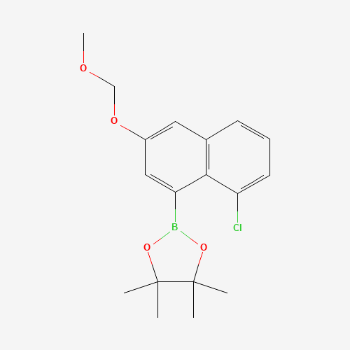 2-(8-Chloro-3-(methoxymethoxy)naphthalen-1-yl)-4,4,5,5-tetramethyl-1,3,2-dioxaborolane
