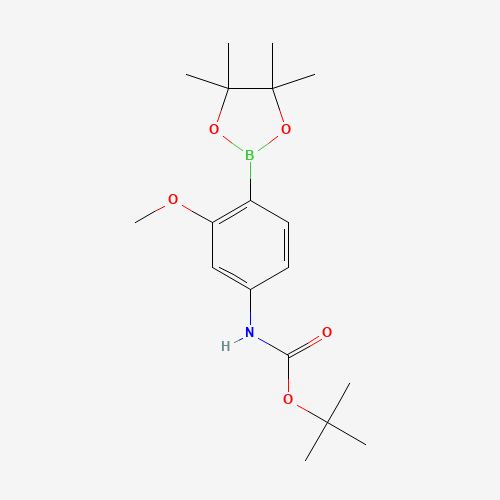 tert-Butyl (3-methoxy-4-(4,4,5,5-tetramethyl-1,3,2-dioxaborolan-2-yl)phenyl)carbamate