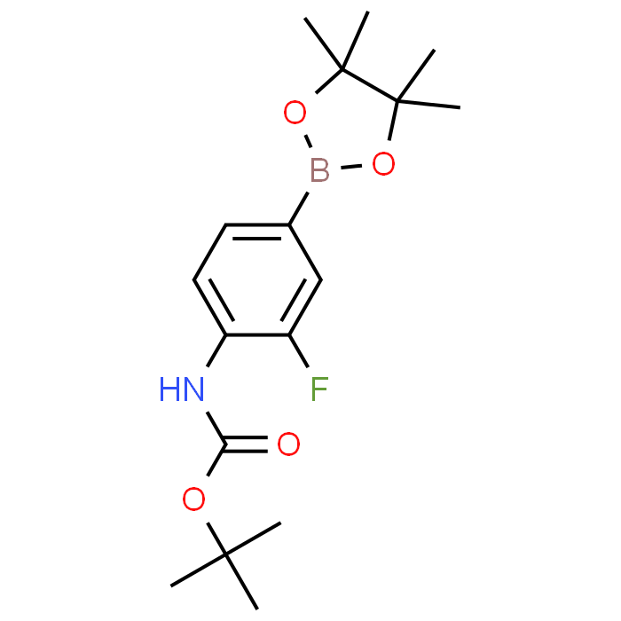 tert-Butyl 2-fluoro-4-(4,4,5,5-tetramethyl-1,3,2-dioxaborolan-2-yl)phenylcarbamate