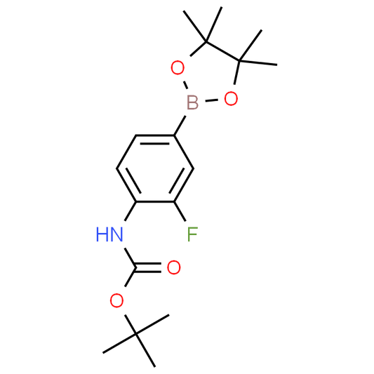 tert-Butyl 2-fluoro-4-(4,4,5,5-tetramethyl-1,3,2-dioxaborolan-2-yl)phenylcarbamate