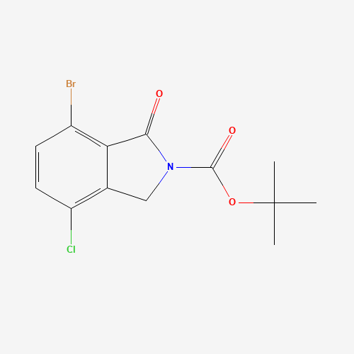 tert-Butyl 7-bromo-4-chloro-1-oxoisoindoline-2-carboxylate