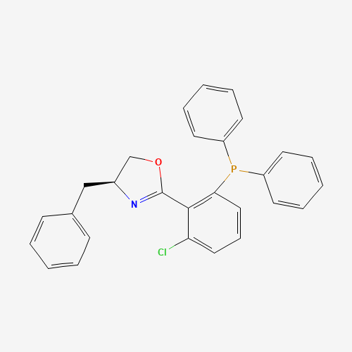 (S)-4-Benzyl-2-(2-chloro-6-(diphenylphosphino)phenyl)-4,5-dihydrooxazole