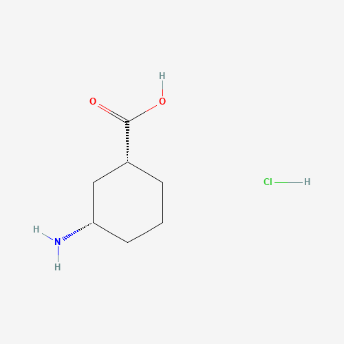 (1R,3S)-3-Aminocyclohexane-1-carboxylic acid hydrochloride
