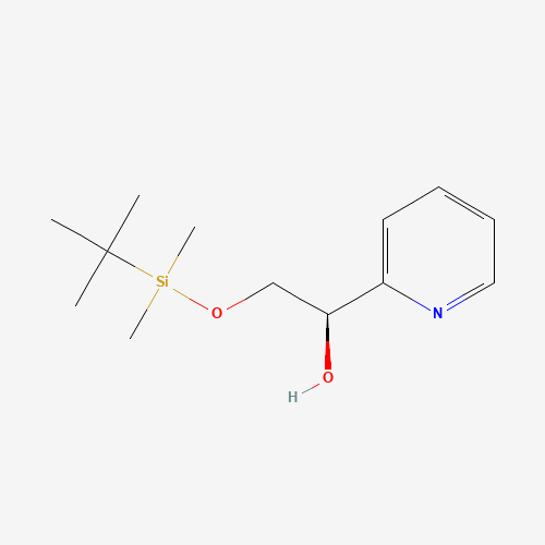 (R)-2-((tert-Butyldimethylsilyl)oxy)-1-(pyridin-2-yl)ethan-1-ol
