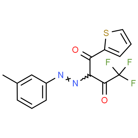 4,4,4-Trifluoro-1-(thiophen-2-yl)-2-(2-(m-tolyl)hydrazono)butane-1,3-dione