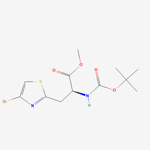 Methyl (S)-3-(4-bromothiazol-2-yl)-2-((tert-butoxycarbonyl)amino)propanoate