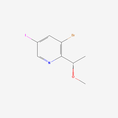 (S)-3-Bromo-5-iodo-2-(1-methoxyethyl)pyridine
