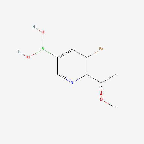 (S)-(5-Bromo-6-(1-methoxyethyl)pyridin-3-yl)boronic acid