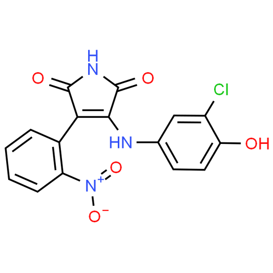 3-((3-Chloro-4-hydroxyphenyl)amino)-4-(2-nitrophenyl)-1H-pyrrole-2,5-dione