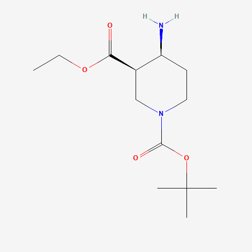 Rel-1-(tert-butyl) 3-ethyl (3R,4S)-4-aminopiperidine-1,3-dicarboxylate