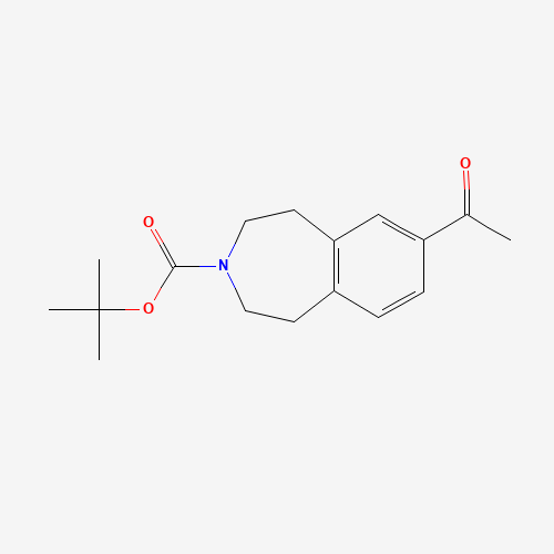 tert-Butyl 7-acetyl-4,5-dihydro-1H-benzo[d]azepine-3(2H)-carboxylate