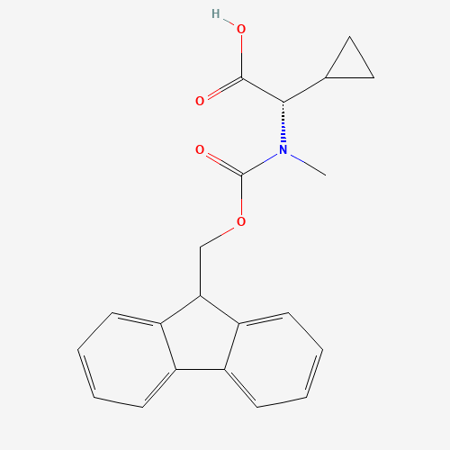 (S)-2-((((9H-Fluoren-9-yl)methoxy)carbonyl)(methyl)amino)-2-cyclopropylacetic acid