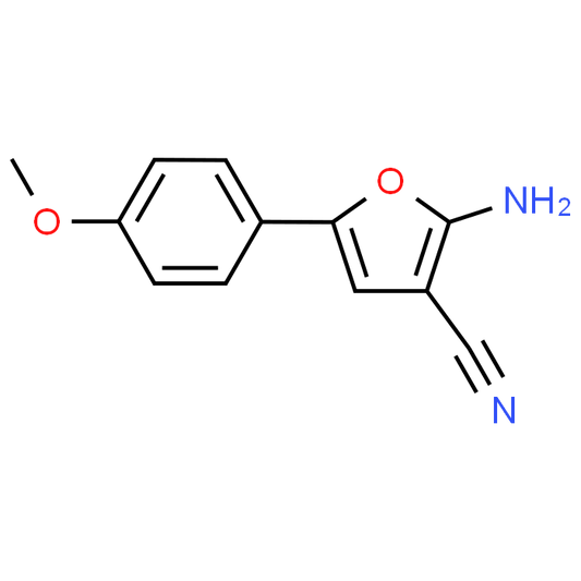 2-Amino-5-(4-methoxyphenyl)furan-3-carbonitrile