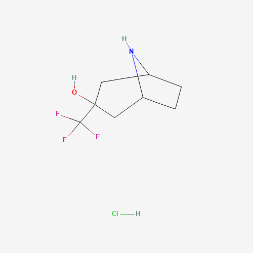 3-(Trifluoromethyl)-8-azabicyclo[3.2.1]octan-3-ol hydrochloride