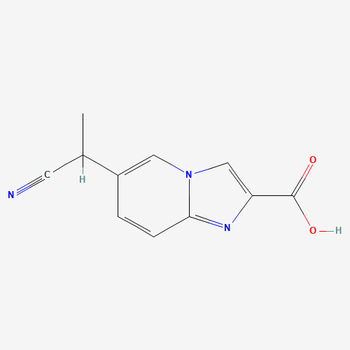 6-(1-Cyanoethyl)imidazo[1,2-a]pyridine-2-carboxylic acid