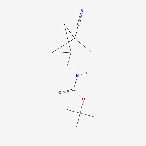 tert-Butyl ((3-cyanobicyclo[1.1.1]pentan-1-yl)methyl)carbamate - Achmem