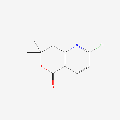 2-Chloro-7,7-dimethyl-7,8-dihydro-5H-pyrano[4,3-b]pyridin-5-one