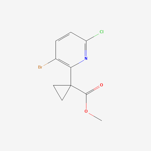 Methyl 1-(3-bromo-6-chloropyridin-2-yl)cyclopropane-1-carboxylate