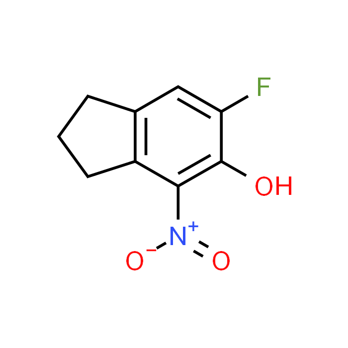 6-Fluoro-4-nitro-2,3-dihydro-1H-inden-5-ol