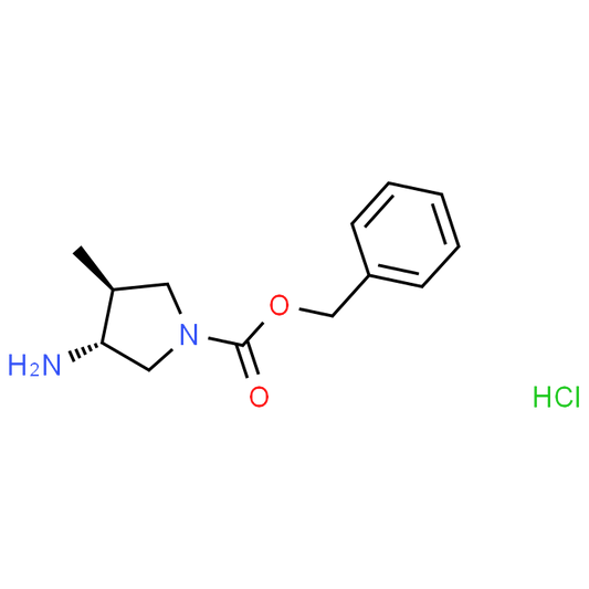 (3R,4R)-Benzyl 3-amino-4-methylpyrrolidine-1-carboxylate hydrochloride