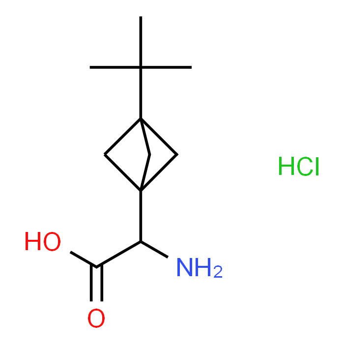 2-Amino-2-(3-(tert-butyl)bicyclo[1.1.1]pentan-1-yl)acetic acid hydrochloride
