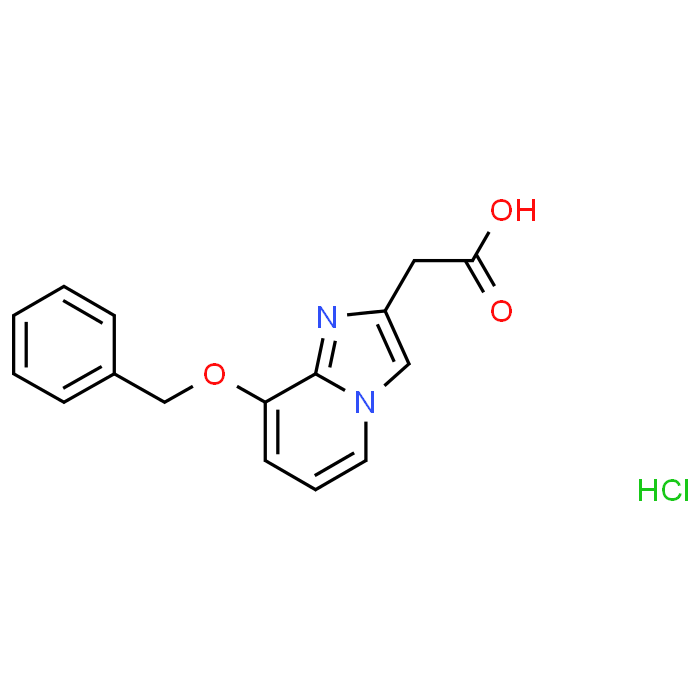 2-(8-(Benzyloxy)imidazo[1,2-a]pyridin-2-yl)acetic acid hydrochloride