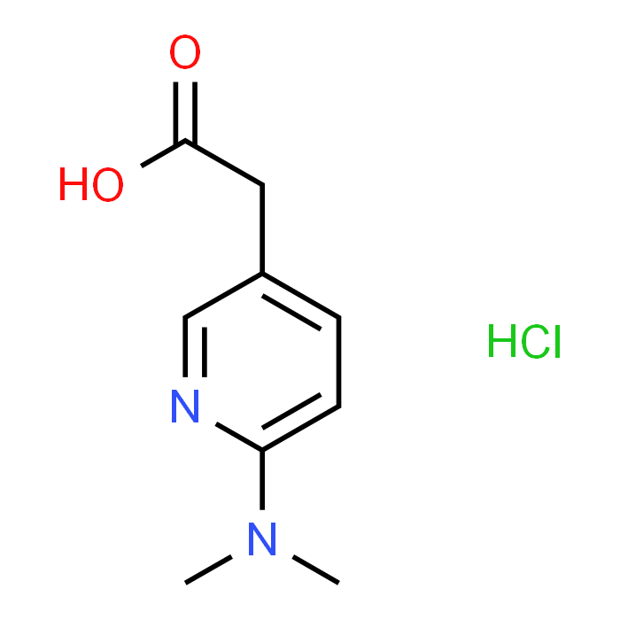 2-(6-(Dimethylamino)pyridin-3-yl)acetic acid hydrochloride