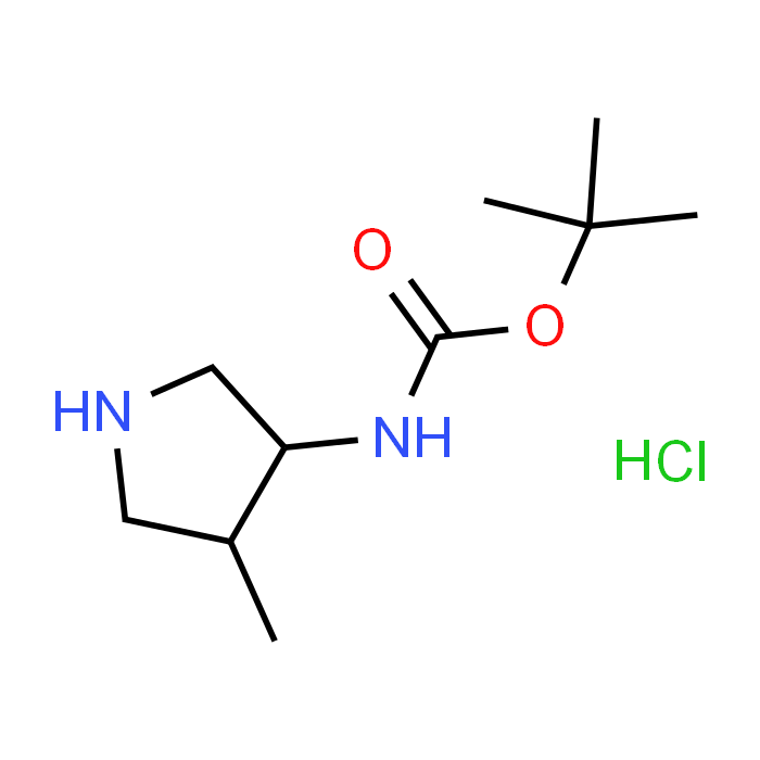 tert-Butyl (4-methylpyrrolidin-3-yl)carbamate hydrochloride
