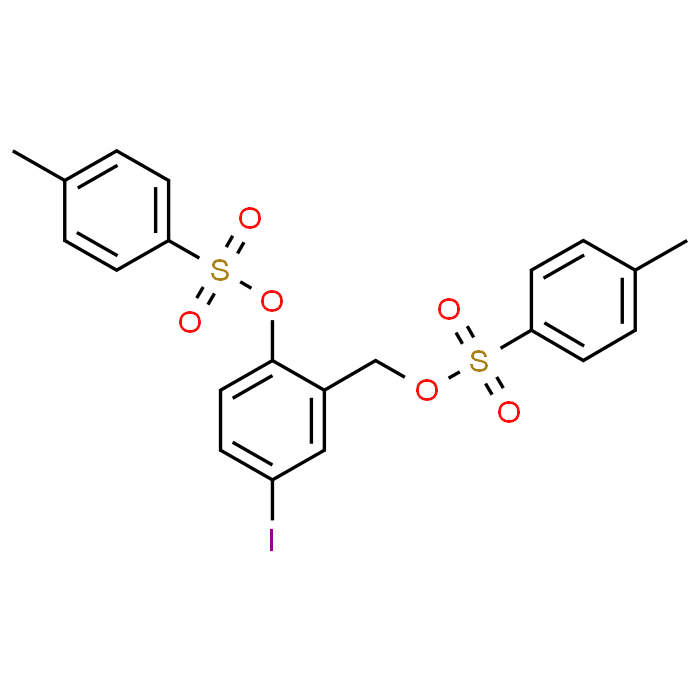 4-Iodo-2-((tosyloxy)methyl)phenyl 4-methylbenzenesulfonate
