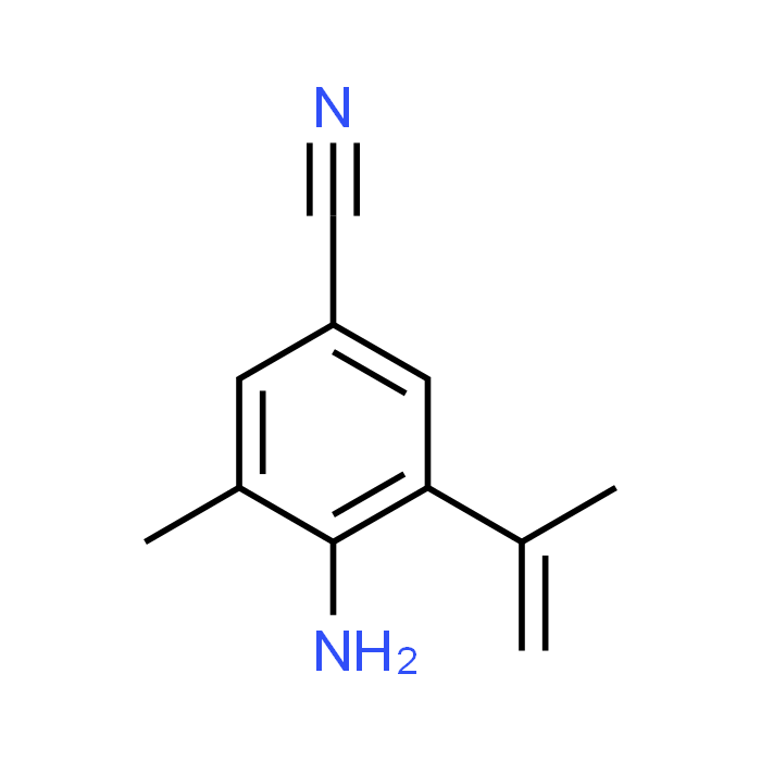4-Amino-3-methyl-5-(prop-1-en-2-yl)benzonitrile
