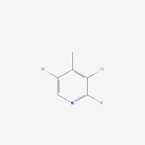 5-Bromo-3-chloro-2-fluoro-4-methylpyridine
