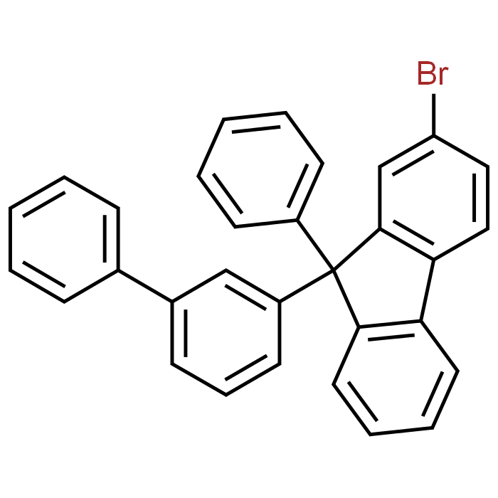 9-([1,1'-Biphenyl]-3-yl)-2-bromo-9-phenyl-9H-fluorene