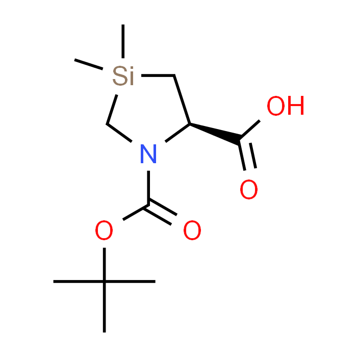 (R)-1-(tert-Butoxycarbonyl)-3,3-dimethyl-1,3-azasilolidine-5-carboxylic acid