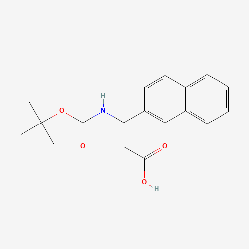 3-((tert-Butoxycarbonyl)amino)-3-(naphthalen-2-yl)propanoic acid