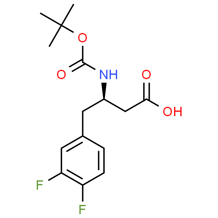 (R)-3-((tert-Butoxycarbonyl)amino)-4-(3,4-difluorophenyl)butanoic acid