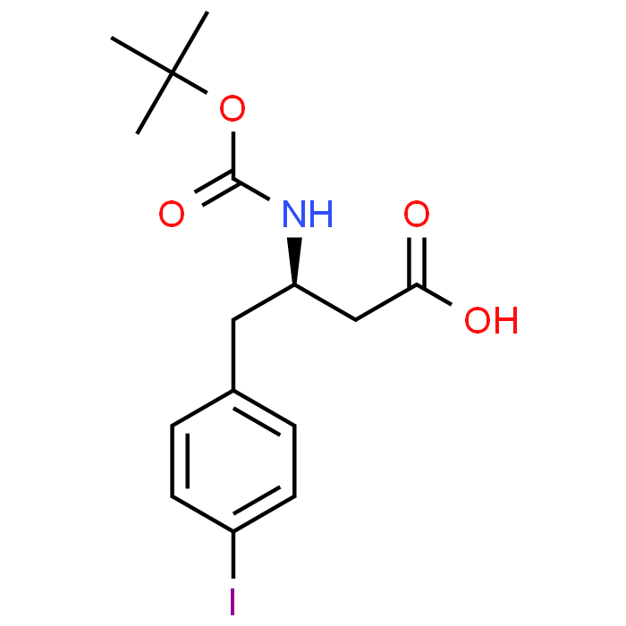(R)-3-((tert-Butoxycarbonyl)amino)-4-(4-iodophenyl)butanoic acid - Achmem