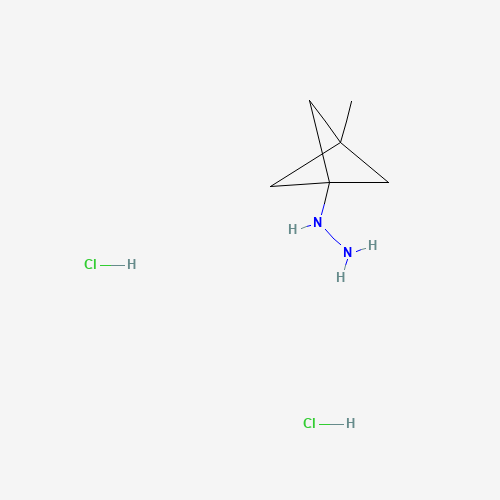 (3-Methylbicyclo[1.1.1]pentan-1-yl)hydrazine dihydrochloride