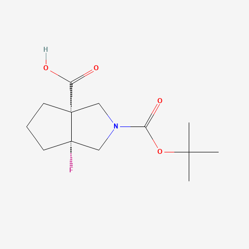 rel-(3aR,6aS)-2-(tert-Butoxycarbonyl)-6a-fluorohexahydrocyclopenta[c]pyrrole-3a(1H)-carboxylic acid